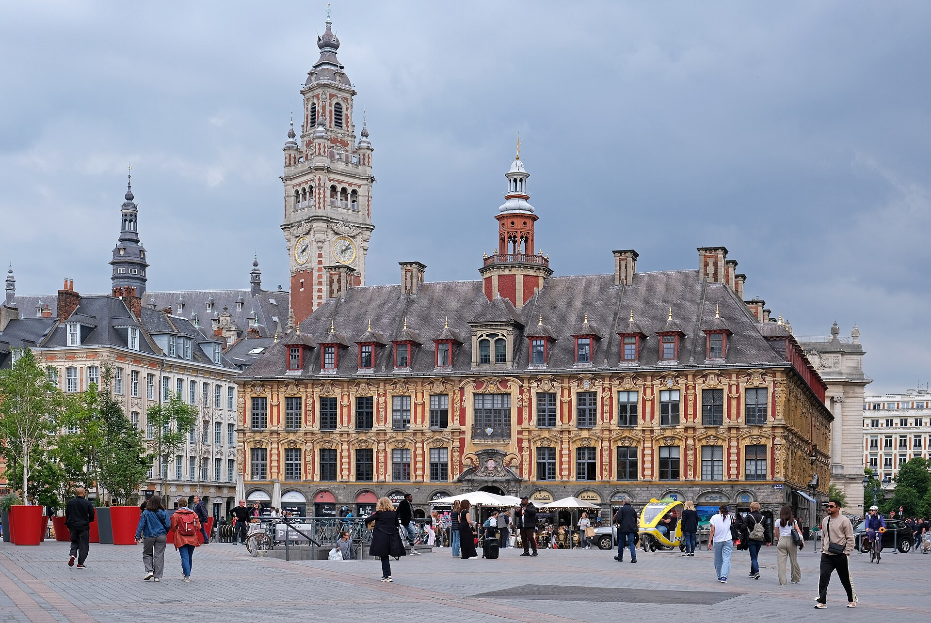 Vieille Bourse de Lille, cour intérieure